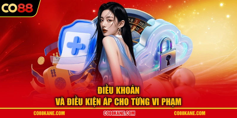 Điều khoản và điều kiện áp cho từng vi phạm