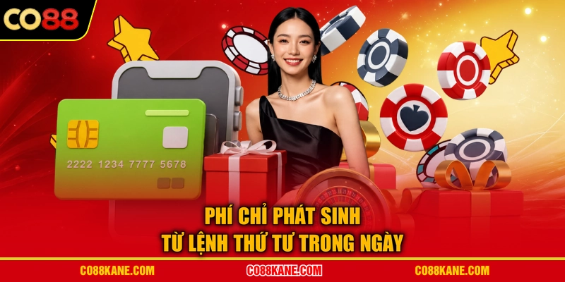 Phí chỉ phát sinh từ lệnh thứ tư trong ngày